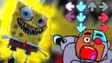 Guys look Sponge Bob MONSTER | FNF MOD | exe monster – PART 31