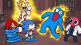 RAINBOW FRIEND Roblox Kidnap Sonic the Hedgehog | Swap FNF.