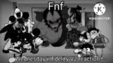 Fnf react to Wednesday infidelity V2 mod part 2! (Gacha club)