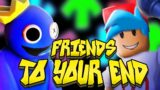 Friday Night Funkin – BLUE (SONG) Friends To Your End // FNF MODS