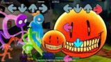 Rainbow Friends Ghost VS IFU Emoji but | Friday Night Funkin Mod Roblox