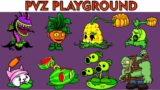 FNF Character Test | Gameplay VS My Playground | Plants Vs Zombies