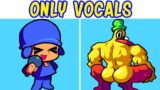 Friday Night Funkin' New VS Pocoyo Only Vocals | Pibby x FNF Mod