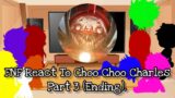 FNF React To Choo Choo Charles Part 3 (Ending)||ElenaYT.