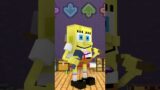 FNF Character Test x Gameplay VS Minecraft Animation VS Sponge Bob Troubles in Bikini Bottom #shorts