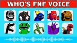 FNF – Guess Character by Their VOICE | Guess The Character | BOXY BOO, JOMBO JOSH, MOMMY, MICKEY…