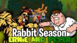 FNF Rabbits Season but Ernie and Peter Sing It