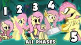 Fluttershy ALL PHASES | Friday Night Funkin' VS Fluttershy – Fluttershy Vs BF (FNF Mod)