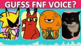 FNF Guess Character by Their VOICE | Stinger Flynn, Banban, Jumbo Josh, Maxwell, Seek Doors, Sonichu