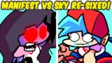 Friday Night Funkin' Boyfriend VS Sky Manifest Re-Sixed! (FNF MOD/Good Ending) (Rework/Reskin)