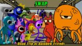 [SWAP] FNF Road Trip of Banban But All Rainbow Friends Sing it | Roblox Rainbow x Garten of Banban 3